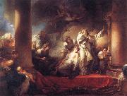 Jean Honore Fragonard Coresus Sacrificing himselt to Save Callirhoe oil painting reproduction